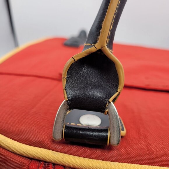 BAGGALLINI Rolling Tote Luggage Carry On Under Seat Suitcase Tomato Red/Org - Picture 15 of 16